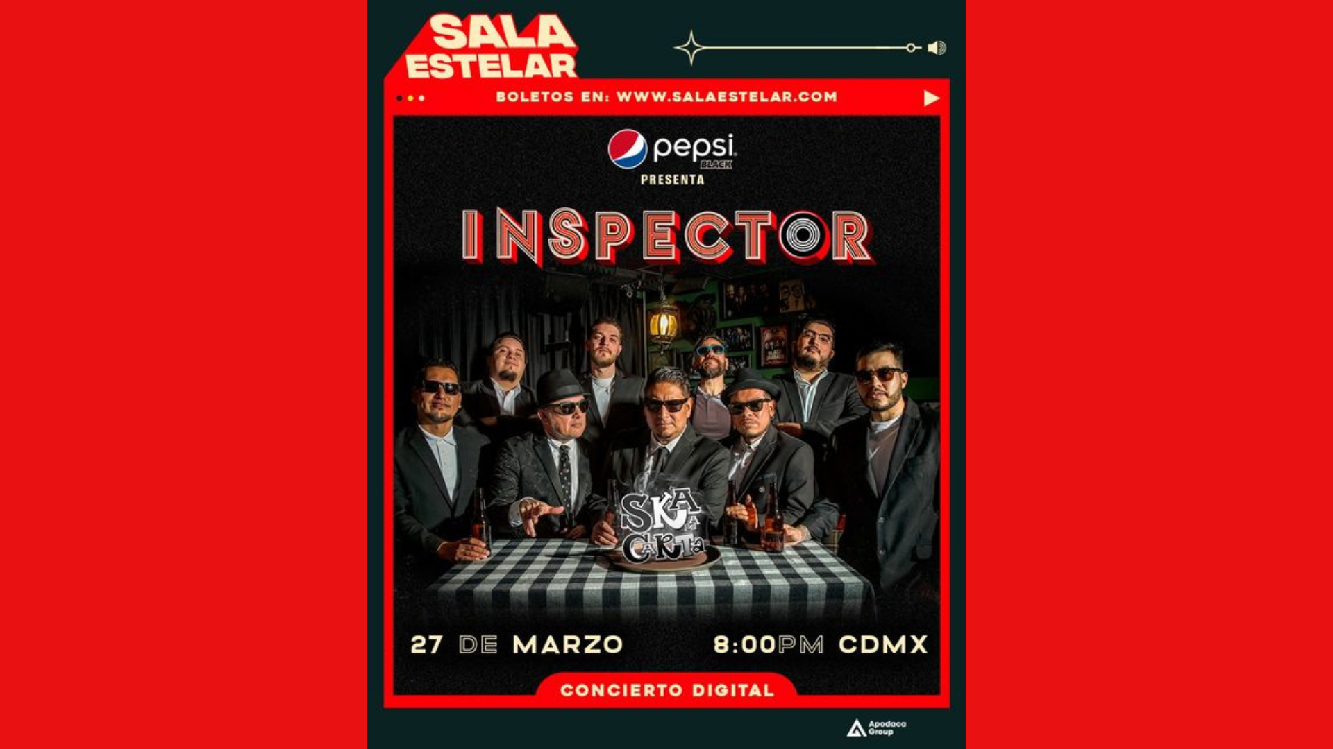 Llega Inspector a Sala Estelar