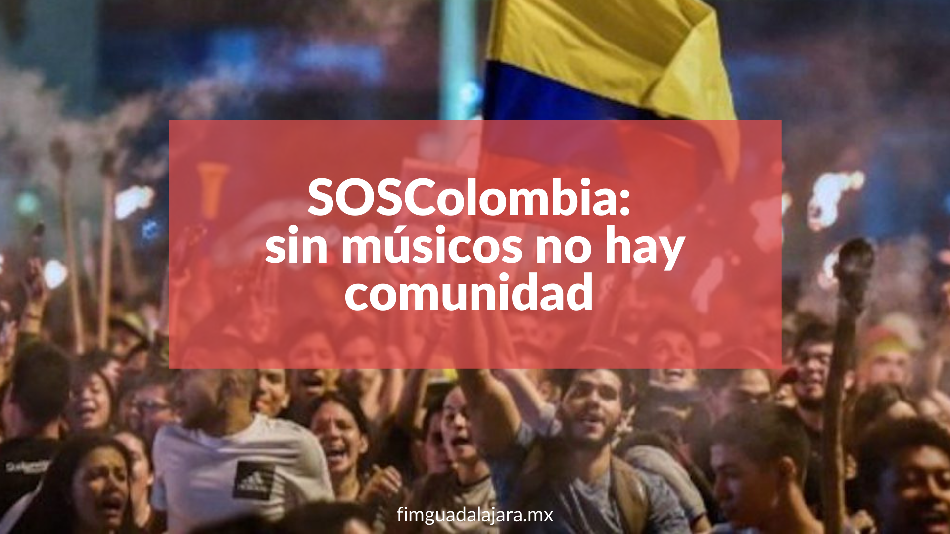 SOSColombia: sin músicos no hay comunidad 