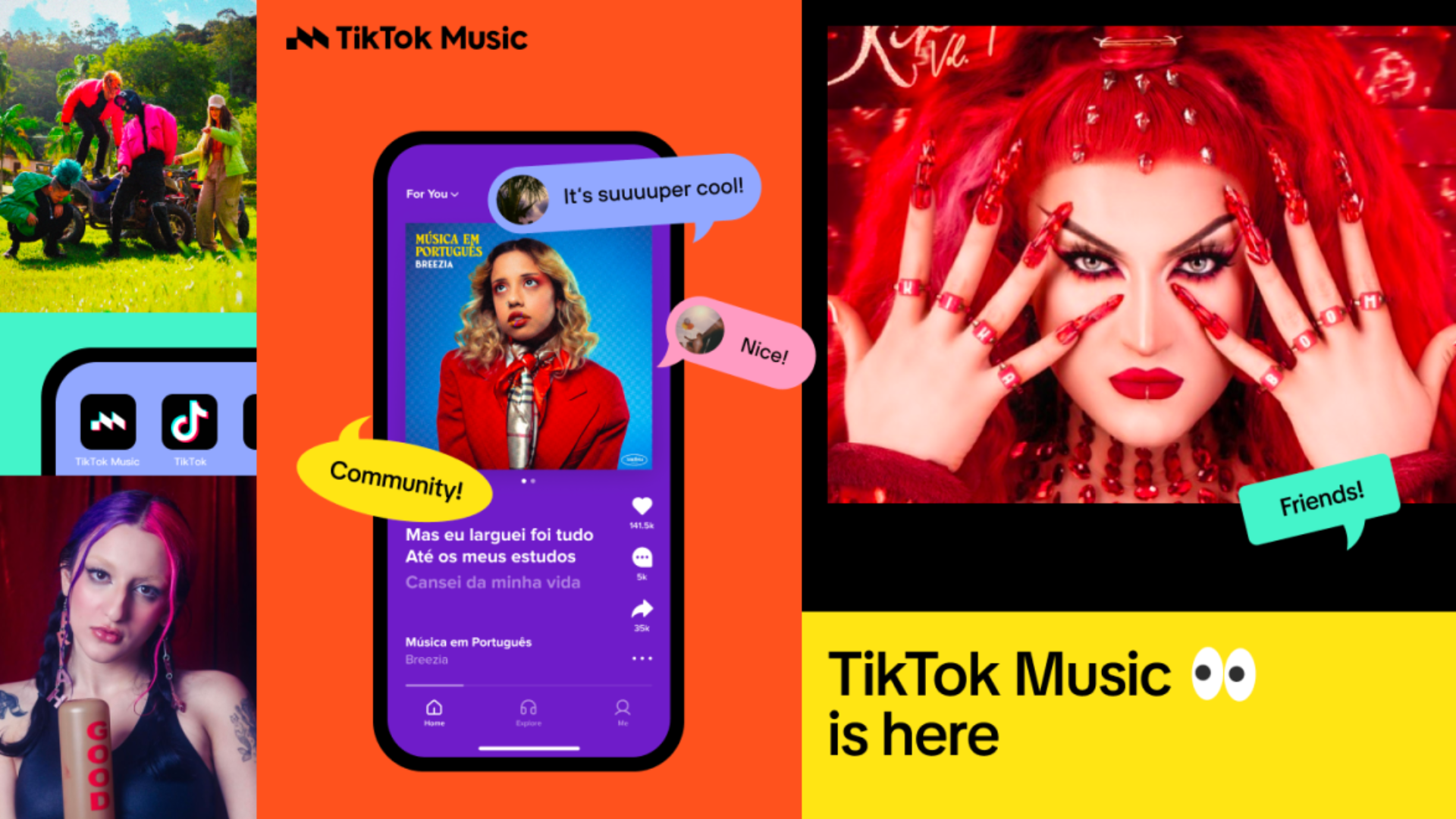 Tik Tok Music llega a Brasil e Indonesia 